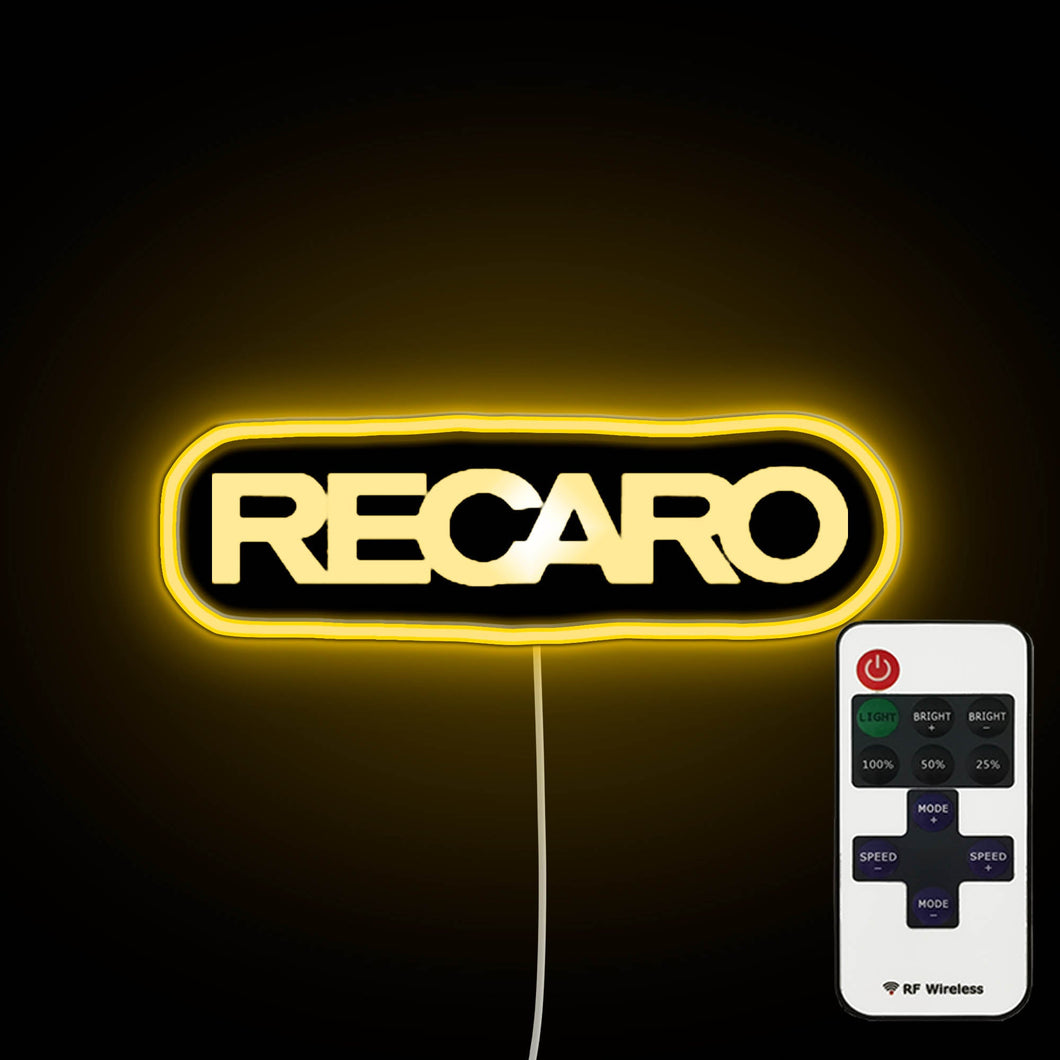 Recaro Logo neon sign