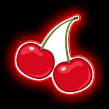 Load image into Gallery viewer, Red cherries neon led cherry