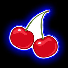 Load image into Gallery viewer, Red cherries sticker neon sign