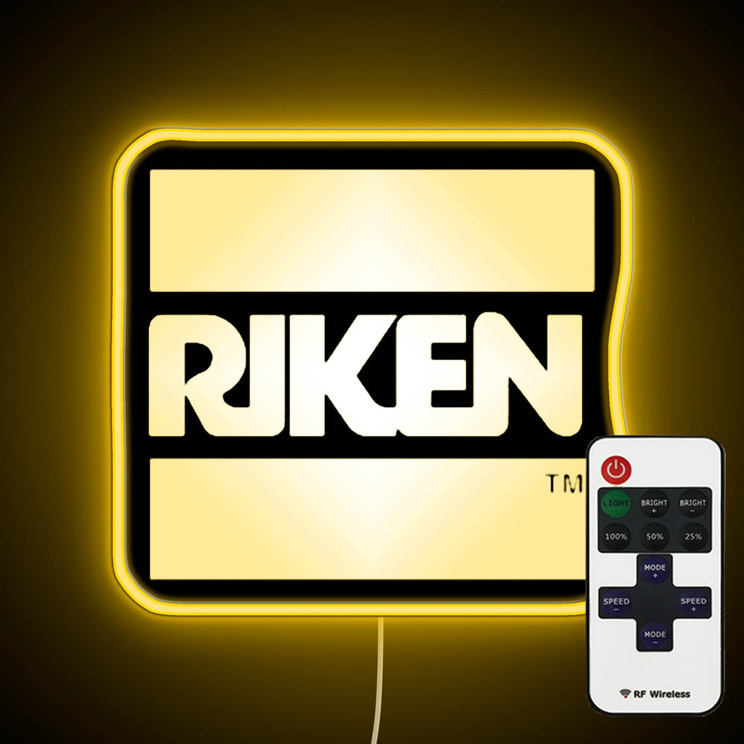 Riken Logo neon sign