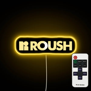 Roush Logo neon sign