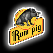 Load image into Gallery viewer, Rum Pig neon sign for bar