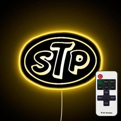 STP Logo neon sign