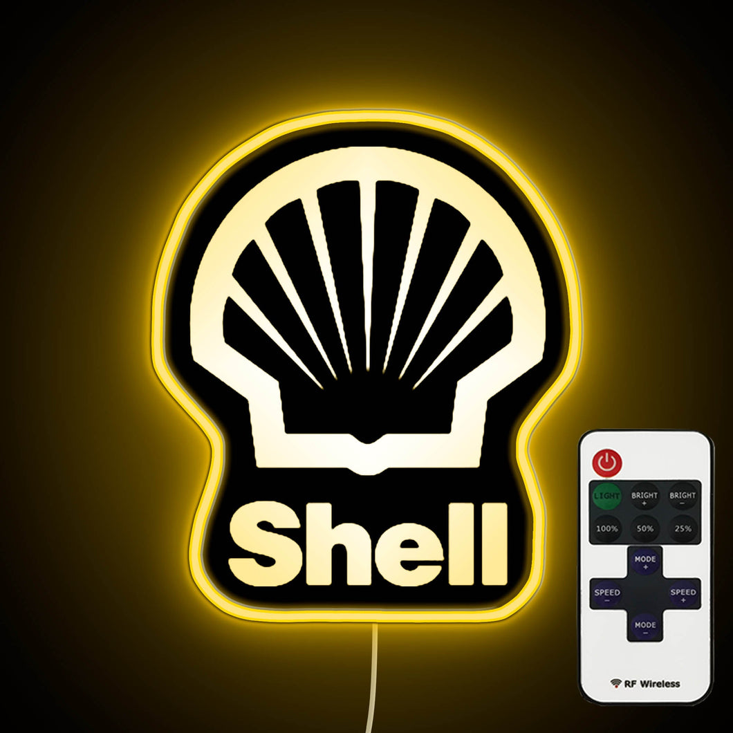 Shell Oil Rgb Shell Oil Logo Neon Wall Light – Neon Factory