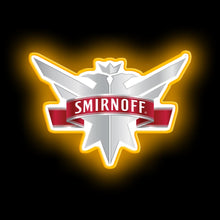 Load image into Gallery viewer, Smirnoff logo neon sign