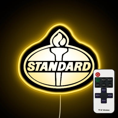 Standard Oil Logo neon sign