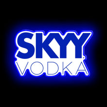 Load image into Gallery viewer, skyy vodka neon led sign for bar
