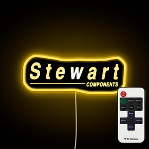Stewart Components neon sign