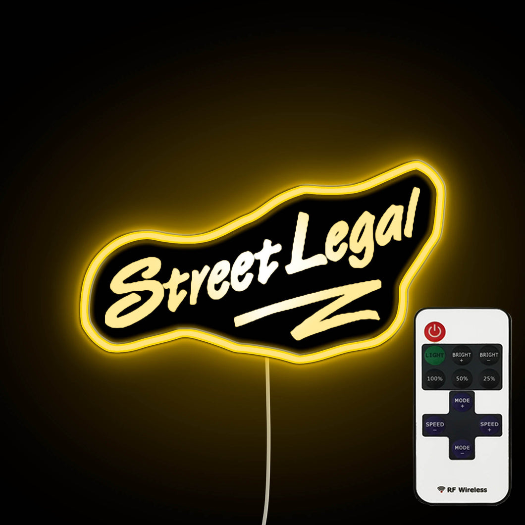 Street Legal neon sign