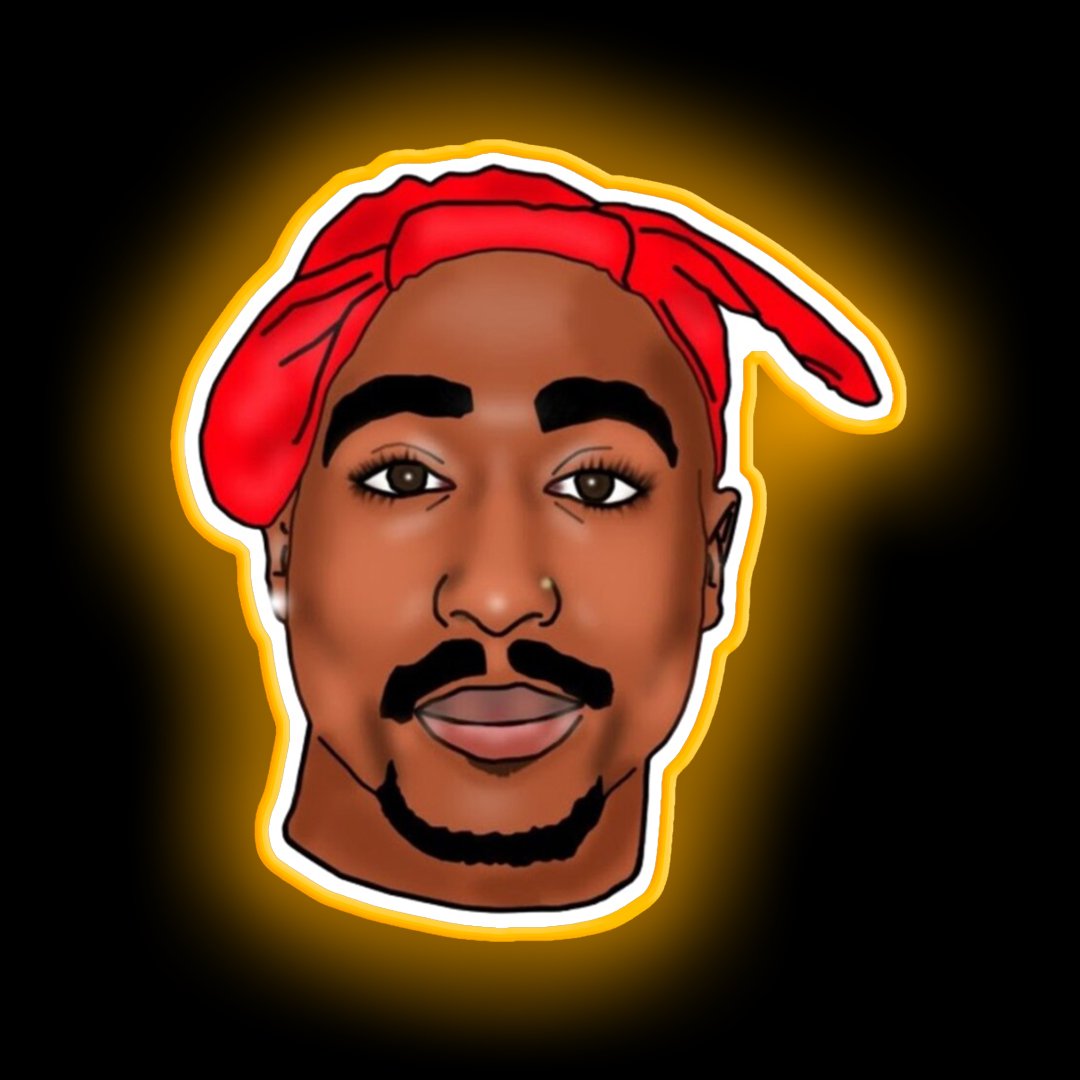 Tupac Infinity Sign Tupac Neon Sign – Neon Factory
