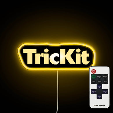 TricKit Logo neon sign