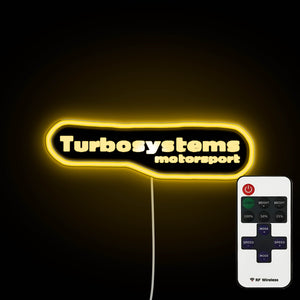 Turbosystems Motorsport neon sign