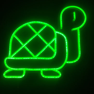 mario turtle neon sign