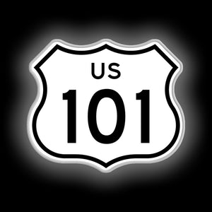 US Route 101 neon sign neon sign
