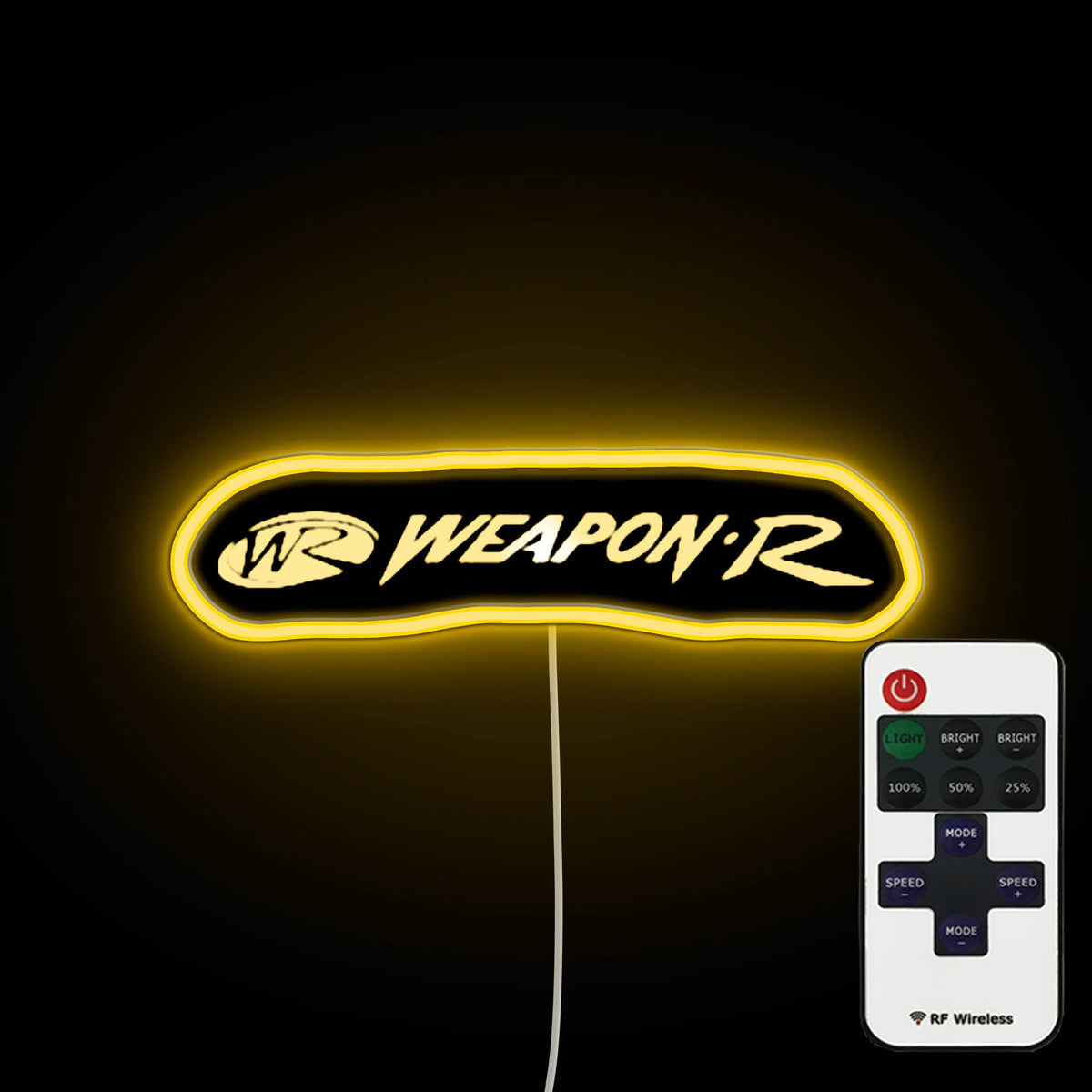 Weapons R Logo Neon Wall Light - Buy Now – Neon Factory