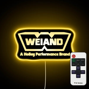 Weiand Logo neon sign