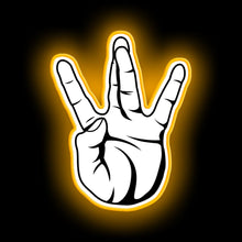 Load image into Gallery viewer, Westside West Coast Rap Hip Hop Hand Sign neon sign