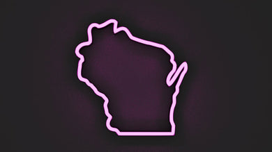 Wisconsin neon sign