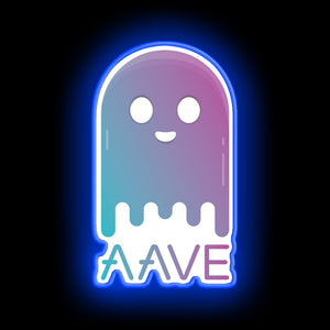 AAVE "LEND" Crypto neon sign