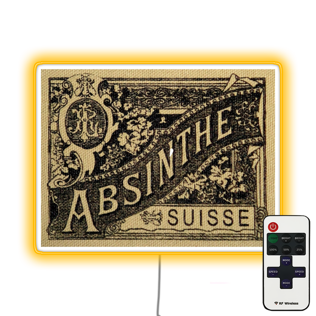 Absinthe Bar Neon Sign Made with LED