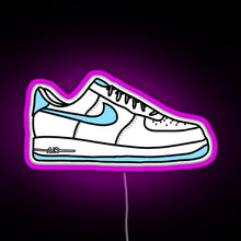 Load image into Gallery viewer, Af1 sneakers RGB neon sign  pink