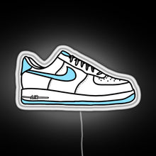 Load image into Gallery viewer, Af1 sneakers RGB neon sign white 