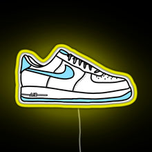 Load image into Gallery viewer, Af1 sneakers RGB neon sign yellow