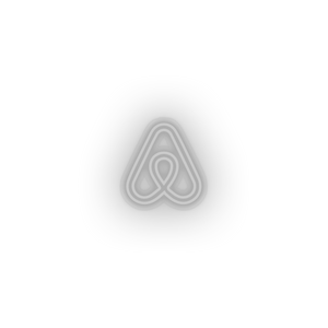 airbnb logo neon