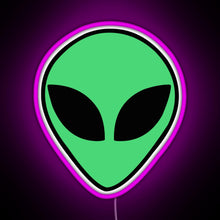 Load image into Gallery viewer, Alien head RGB neon sign  pink