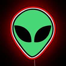 Load image into Gallery viewer, Alien head RGB neon sign red