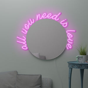 Personalized mirror and led light