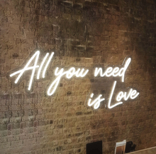 Load image into Gallery viewer, All you need is love light wall wedding