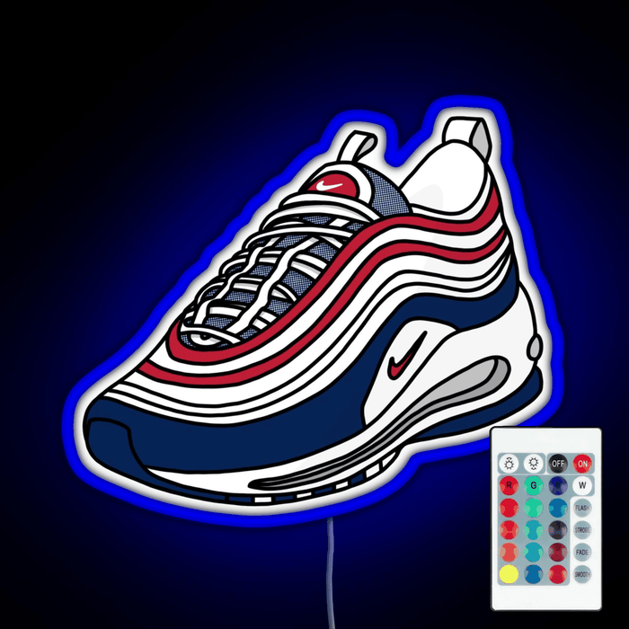 AM97 USA SNEAKERS RGB neon sign remote