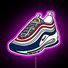 Load image into Gallery viewer, AM97 USA SNEAKERS RGB neon sign  pink
