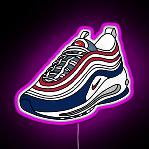 AM97 USA SNEAKERS RGB neon sign  pink
