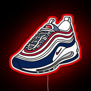 AM97 USA SNEAKERS RGB neon sign red