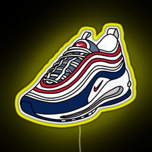 Load image into Gallery viewer, AM97 USA SNEAKERS RGB neon sign yellow