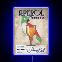 Load image into Gallery viewer, aperol spritz RGB neon sign blue