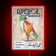 Load image into Gallery viewer, aperol spritz RGB neon sign red
