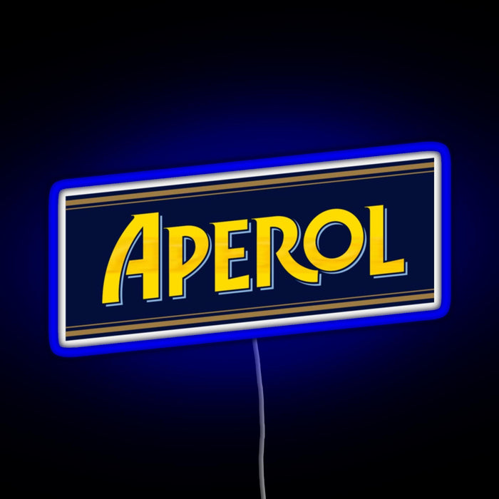 APEROL SPRITZ RGB neon sign blue