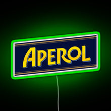 Load image into Gallery viewer, APEROL SPRITZ RGB neon sign green