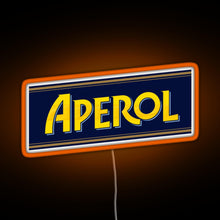 Load image into Gallery viewer, APEROL SPRITZ RGB neon sign orange