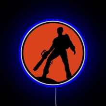 Load image into Gallery viewer, Ash vs The Evil Dead Red RGB neon sign blue