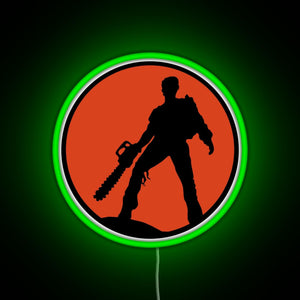 Ash vs The Evil Dead Red RGB neon sign green