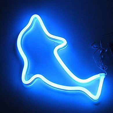 Dolphin neon sign for baby bedrooms -home deco ideas