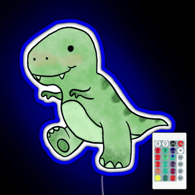 Baby T Rex RGB neon sign remote