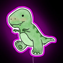 Load image into Gallery viewer, Baby T Rex RGB neon sign  pink