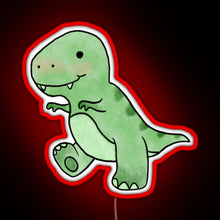 Load image into Gallery viewer, Baby T Rex RGB neon sign red