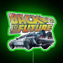 Load image into Gallery viewer, Back to the future RGB neon sign green