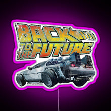 Load image into Gallery viewer, Back to the future RGB neon sign  pink